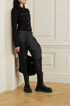 GUCCI Aria Karottenhose Aus Duchesse-Satin Mit Steg ,Schwarz -Offizielle GUCCI Website w920 q60 2571
