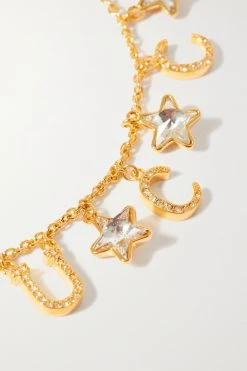 GUCCI Goldfarbene Kette Mit Kristallen -Offizielle GUCCI Website w920 q60 2595