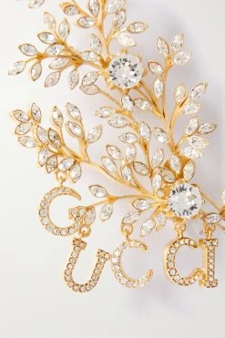 GUCCI Einzelner Goldfarbener Ohrclip Mit Kristallen 7 GUCCI Einzelner Goldfarbener Ohrclip Mit Kristallen -Offizielle GUCCI Website w920 q60 2625
