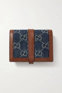 GUCCI Jackie 1961 Portemonnaie Aus Bio-Denim Mit Jacquard-Muster Und Besätzen Aus Strukturiertem Leder ,Blau 7 GUCCI Jackie 1961 Portemonnaie Aus Bio-Denim Mit Jacquard-Muster Und Besätzen Aus Strukturiertem Leder ,Blau -Offizielle GUCCI Website w920 q60 2718