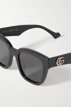 GUCCI EYEWEAR Sonnenbrille Mit Eckigem Rahmen Aus Azetat ,Schwarz -Offizielle GUCCI Website w920 q60 2724