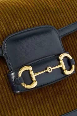 GUCCI Horsebit 1955 Schultertasche Aus Cord Mit Lederbesätzen ,Braun -Offizielle GUCCI Website w920 q60 2771