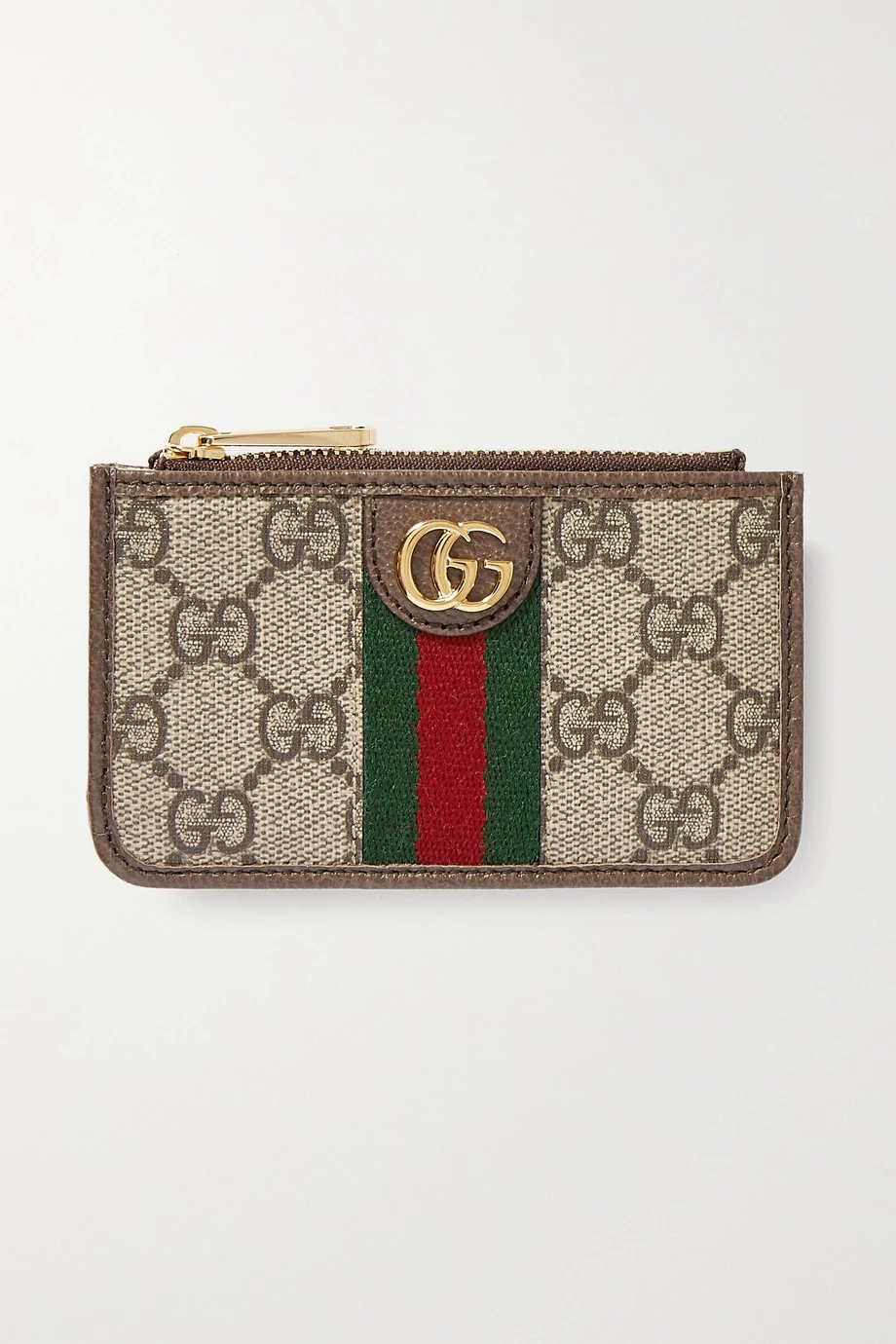GUCCI Ophidia Bedrucktes Kartenetui Aus Beschichtetem Canvas Mit Besatz Aus Strukturiertem Leder ,Braun 1 GUCCI Ophidia Bedrucktes Kartenetui Aus Beschichtetem Canvas Mit Besatz Aus Strukturiertem Leder ,Braun