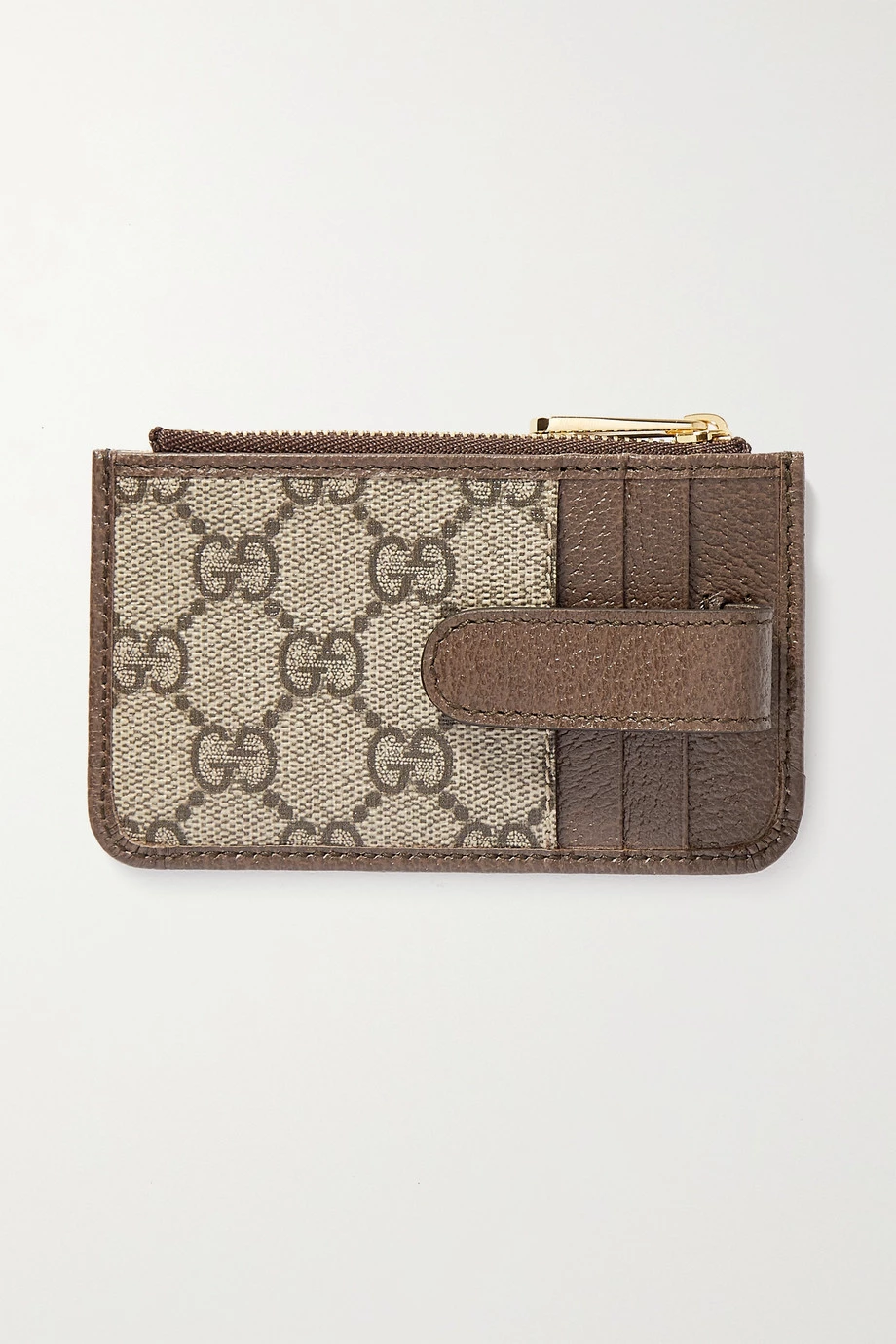 GUCCI Ophidia Bedrucktes Kartenetui Aus Beschichtetem Canvas Mit Besatz Aus Strukturiertem Leder ,Braun 3 GUCCI Ophidia Bedrucktes Kartenetui Aus Beschichtetem Canvas Mit Besatz Aus Strukturiertem Leder ,Braun – Bild 3