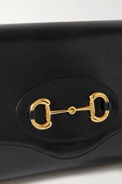 GUCCI Horsebit 1955 Schultertasche Aus Strukturiertem Leder ,Schwarz -Offizielle GUCCI Website w920 q60 2781