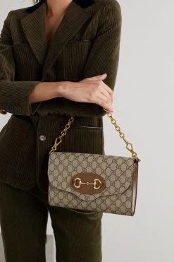 GUCCI Horsebit 1955 Bedruckte Schultertasche Aus Beschichtetem Canvas Mit Lederbesätzen ,Braun 11 GUCCI Horsebit 1955 Bedruckte Schultertasche Aus Beschichtetem Canvas Mit Lederbesätzen ,Braun -Offizielle GUCCI Website w920 q60 2789