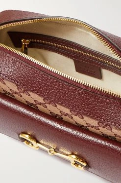 GUCCI Horsebit 1955 Kleine Schultertasche Aus Canvas Mit Lederbesätzen ,Burgunder 9 GUCCI Horsebit 1955 Kleine Schultertasche Aus Canvas Mit Lederbesätzen ,Burgunder -Offizielle GUCCI Website w920 q60 2815