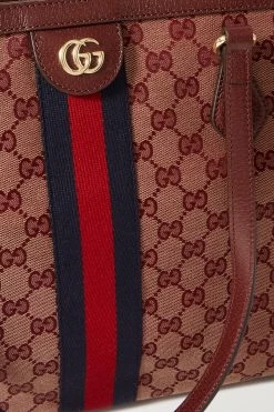 GUCCI Ophidia Mittelgroße Tote Aus Canvas Mit Besatz Aus Leder ,Burgunder -Offizielle GUCCI Website w920 q60 2819