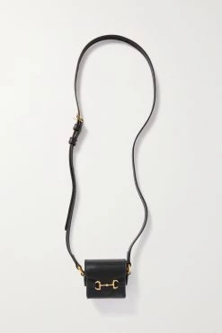 GUCCI Horsebit 1955 AirPods-Hülle Aus Leder ,Schwarz