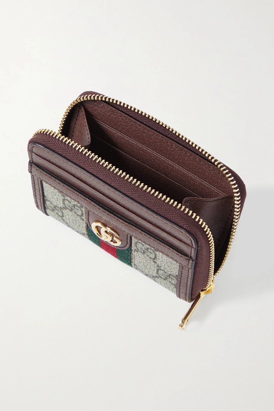 GUCCI Ophidia Bedrucktes Portemonnaie Aus Beschichtetem Canvas Mit Besätzen Aus Strukturiertem Leder ,Beige 5 GUCCI Ophidia Bedrucktes Portemonnaie Aus Beschichtetem Canvas Mit Besätzen Aus Strukturiertem Leder ,Beige – Bild 5