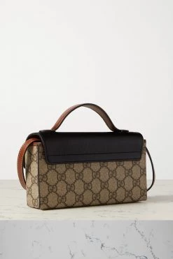GUCCI Padlock Tote Aus Leder Und Beschichtetem Canvas Mit Print ,Schwarz -Offizielle GUCCI Website w920 q60 2949