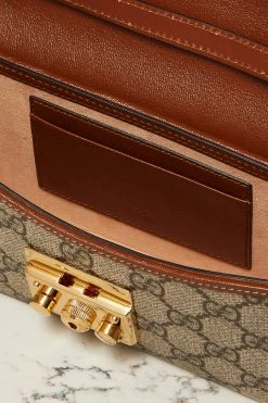 GUCCI Padlock Tote Aus Leder Und Beschichtetem Canvas Mit Print ,Schwarz -Offizielle GUCCI Website w920 q60 2951