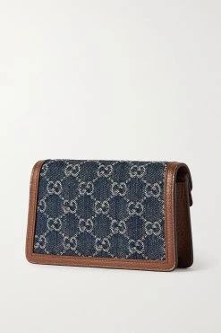 GUCCI + NET SUSTAIN Dionysus Super Mini Schultertasche Aus Leder Und Jacquard Aus Bio-Denim ,Blau -Offizielle GUCCI Website w920 q60 2954