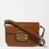 GUCCI Horsebit 1955 Schultertasche Aus Leder ,Schokoladenbraun