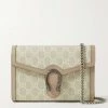 GUCCI Dionysus Schultertasche Aus Beschichtetem Canvas Mit Print ,Beige