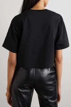 GUCCI Love Parade Verkürztes T-Shirt Aus Baumwoll-Jersey Mit Pailletten ,Schwarz 7 GUCCI Love Parade Verkürztes T-Shirt Aus Baumwoll-Jersey Mit Pailletten ,Schwarz -Offizielle GUCCI Website w920 q60 30