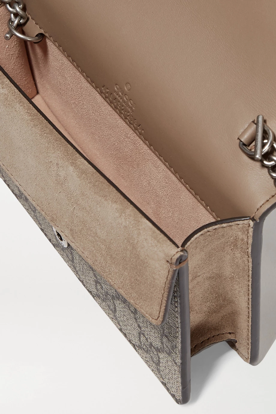 GUCCI Dionysus Super Mini Schultertasche Aus Beschichtetem Canvas Und Veloursleder Mit Print ,Beige 5 GUCCI Dionysus Super Mini Schultertasche Aus Beschichtetem Canvas Und Veloursleder Mit Print ,Beige – Bild 5