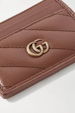 GUCCI GG Marmont Kartenetui Aus Gestepptem Leder ,Braun -Offizielle GUCCI Website w920 q60 3049