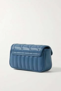 GUCCI GG Marmont Super Mini Schultertasche Aus Gestepptem Leder ,Blau -Offizielle GUCCI Website w920 q60 307