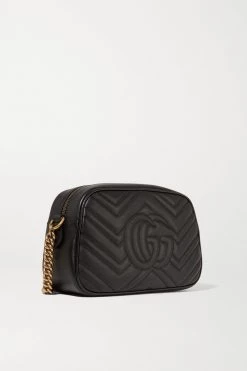 GUCCI GG Marmont Camera Kleine Schultertasche Aus Gestepptem Leder ,Schwarz -Offizielle GUCCI Website w920 q60 3088