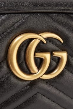 GUCCI GG Marmont Camera Kleine Schultertasche Aus Gestepptem Leder ,Schwarz -Offizielle GUCCI Website w920 q60 3089