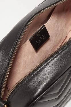 GUCCI GG Marmont Camera Kleine Schultertasche Aus Gestepptem Leder ,Schwarz -Offizielle GUCCI Website w920 q60 3090