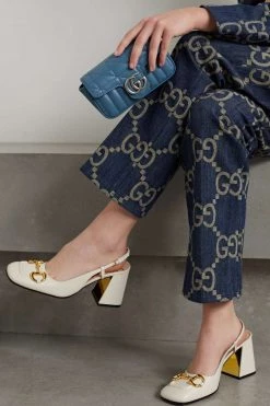 GUCCI GG Marmont Super Mini Schultertasche Aus Gestepptem Leder ,Blau -Offizielle GUCCI Website w920 q60 310