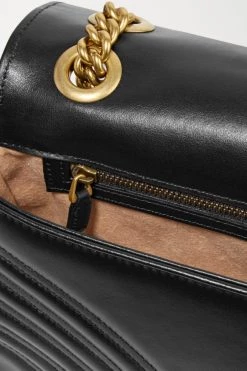 GUCCI GG Marmont Kleine Schultertasche Aus Gestepptem Leder ,Schwarz -Offizielle GUCCI Website w920 q60 3105