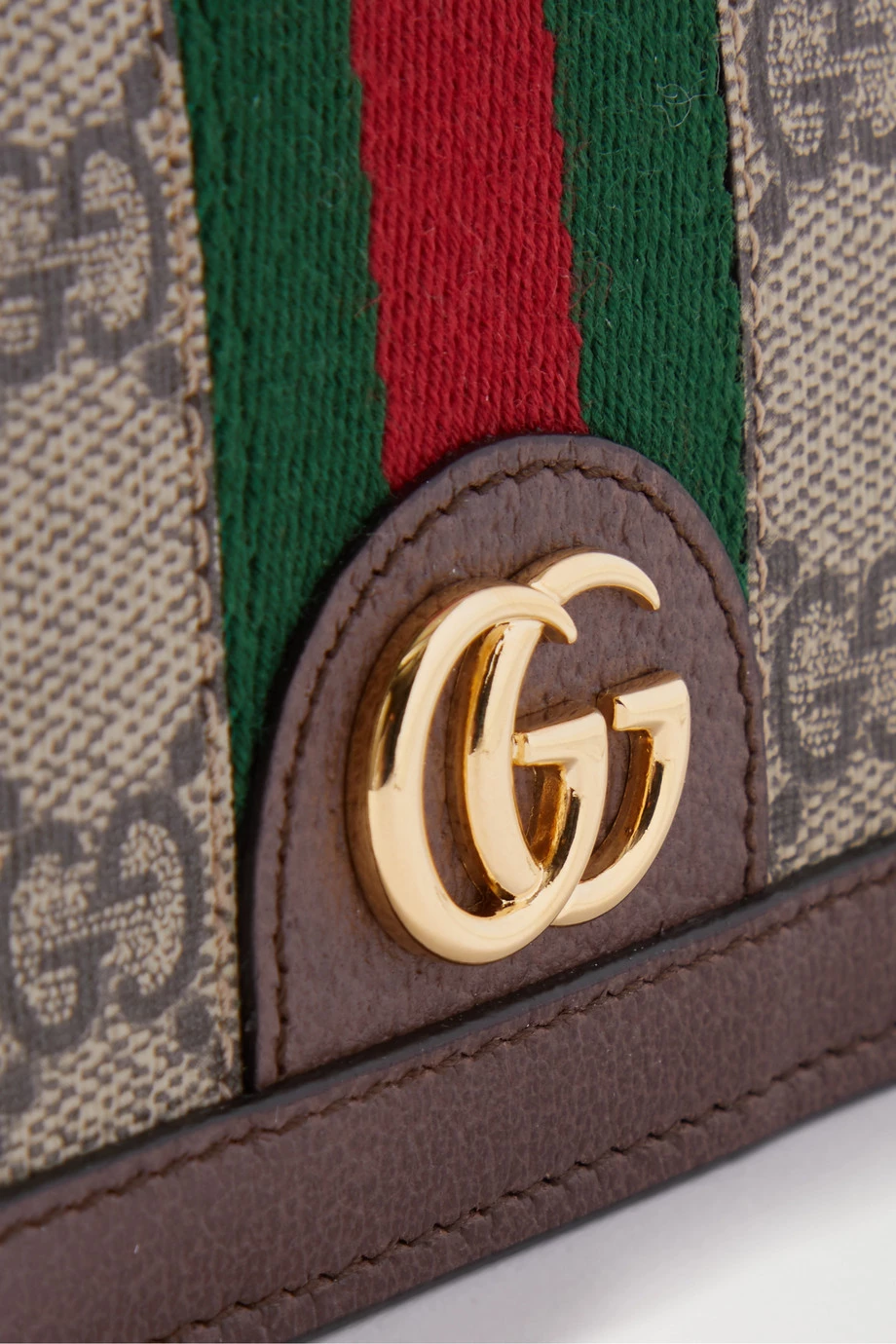 GUCCI Ophidia Bedrucktes Portemonnaie Aus Beschichtetem Canvas Mit Besätzen Aus Strukturiertem Leder ,Beige 3 GUCCI Ophidia Bedrucktes Portemonnaie Aus Beschichtetem Canvas Mit Besätzen Aus Strukturiertem Leder ,Beige – Bild 3