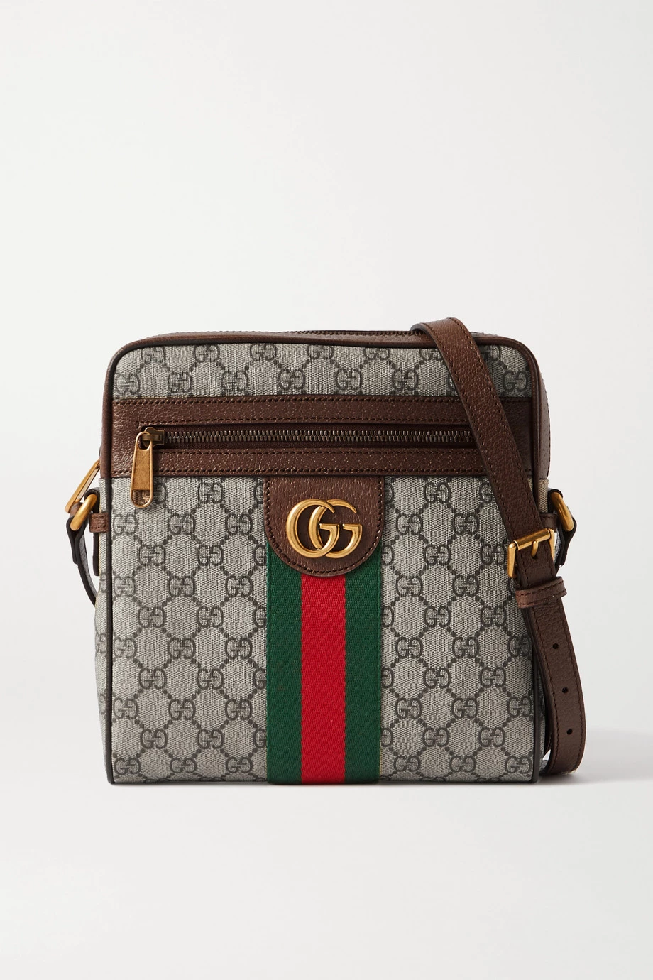 GUCCI Ophidia Kleine Schultertasche Aus Bedrucktem, Beschichtetem Canvas Mit Besatz Aus Strukturiertem Leder ,Beige 1 GUCCI Ophidia Kleine Schultertasche Aus Bedrucktem, Beschichtetem Canvas Mit Besatz Aus Strukturiertem Leder ,Beige