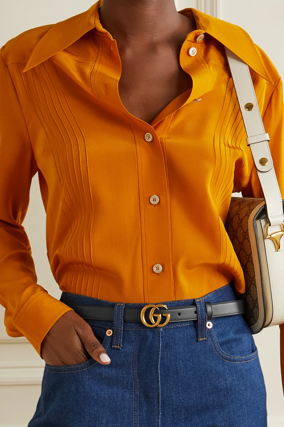 GUCCI Gürtel Aus Leder ,Schwarz 2 GUCCI Gürtel Aus Leder ,Schwarz – Bild 2