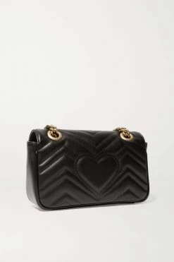 GUCCI GG Marmont Schultertasche Aus Gestepptem Leder ,Schwarz -Offizielle GUCCI Website w920 q60 3147