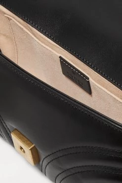 GUCCI GG Marmont Schultertasche Aus Gestepptem Leder ,Schwarz -Offizielle GUCCI Website w920 q60 3149