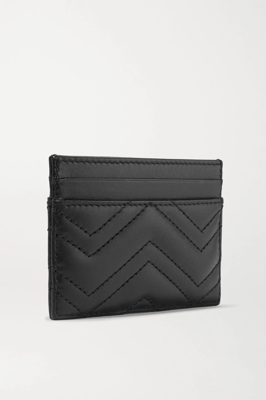 GUCCI GG Marmont Kartenetui Aus Gestepptem Leder ,Schwarz 3 GUCCI GG Marmont Kartenetui Aus Gestepptem Leder ,Schwarz – Bild 3