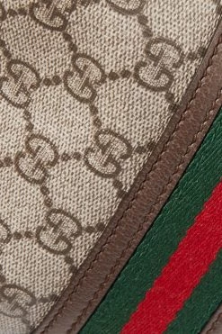 GUCCI Ophidia Mini Beuteltasche Aus Beschichtetem Canvas Mit Print Und Besatz Aus Strukturiertem Leder ,Braun -Offizielle GUCCI Website w920 q60 3162