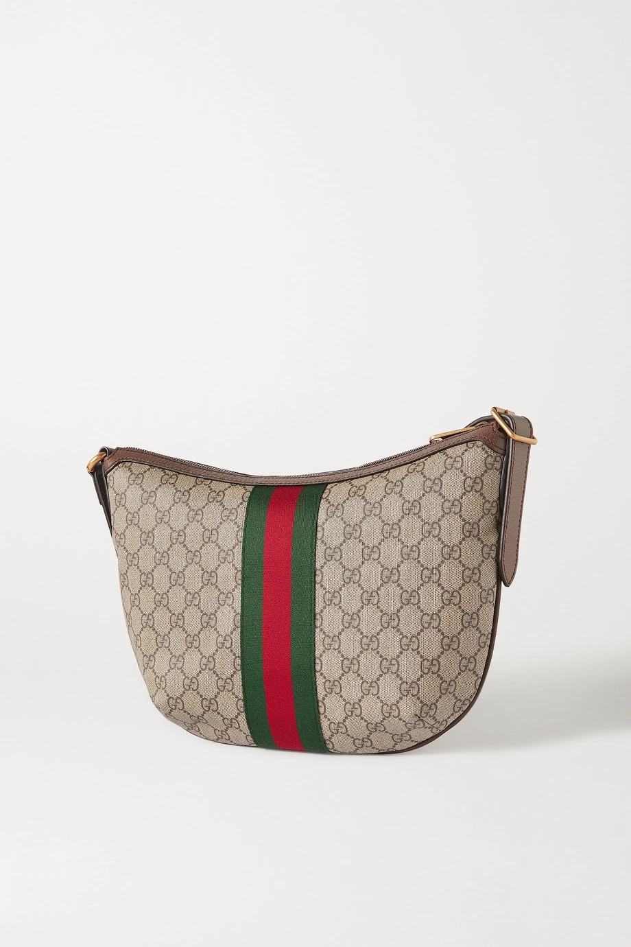 GUCCI Ophidia Bedruckte Schultertasche Aus Beschichtetem Canvas Mit Besätzen Aus Strukturiertem Leder ,Beige 3 GUCCI Ophidia Bedruckte Schultertasche Aus Beschichtetem Canvas Mit Besätzen Aus Strukturiertem Leder ,Beige – Bild 3