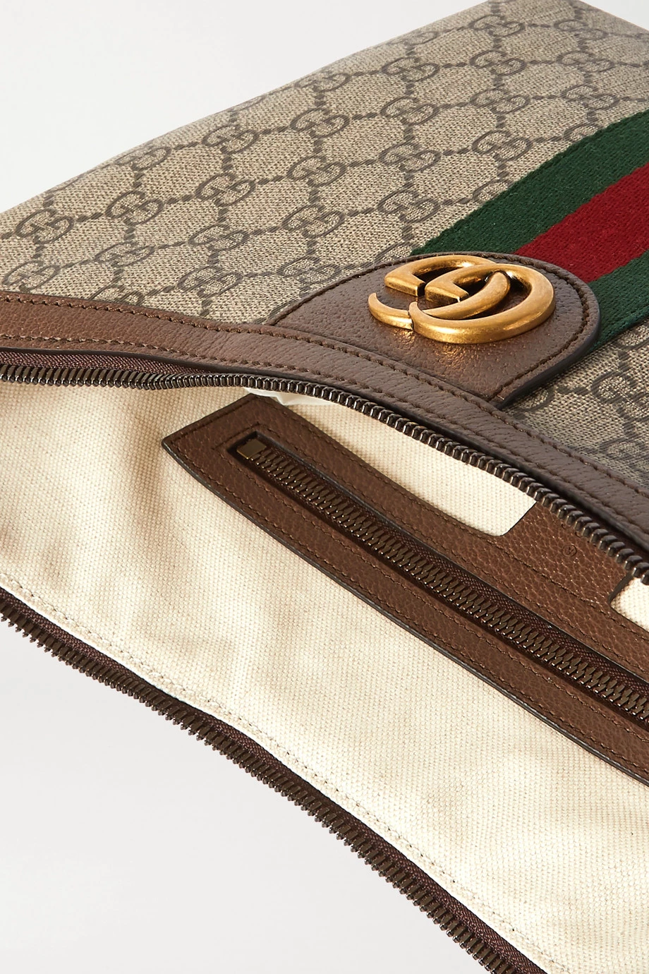 GUCCI Ophidia Bedruckte Schultertasche Aus Beschichtetem Canvas Mit Besätzen Aus Strukturiertem Leder ,Beige 5 GUCCI Ophidia Bedruckte Schultertasche Aus Beschichtetem Canvas Mit Besätzen Aus Strukturiertem Leder ,Beige – Bild 5