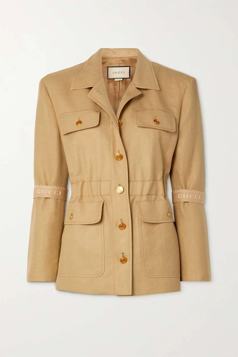 GUCCI Blazer Aus Crêpe ,Braun 1 GUCCI Blazer Aus Crêpe ,Braun