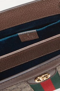 GUCCI Ophidia Bedruckte Schultertasche Aus Beschichtetem Canvas Mit Besätzen Aus Strukturiertem Leder ,Braun -Offizielle GUCCI Website w920 q60 3181