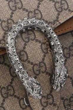 GUCCI Dionysus Kleine Schultertasche Aus Beschichtetem Canvas Mit Print Und Veloursleder ,Taupe -Offizielle GUCCI Website w920 q60 3195