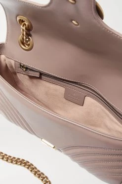 GUCCI GG Marmont Kleine Schultertasche Aus Gestepptem Leder ,Altrosa -Offizielle GUCCI Website w920 q60 3206
