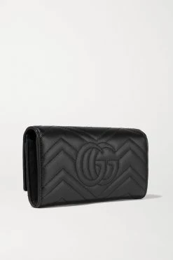 GUCCI GG Marmont Portemonnaie Aus Gestepptem Leder ,Schwarz -Offizielle GUCCI Website w920 q60 3225