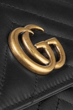 GUCCI GG Marmont Portemonnaie Aus Gestepptem Leder ,Schwarz -Offizielle GUCCI Website w920 q60 3226