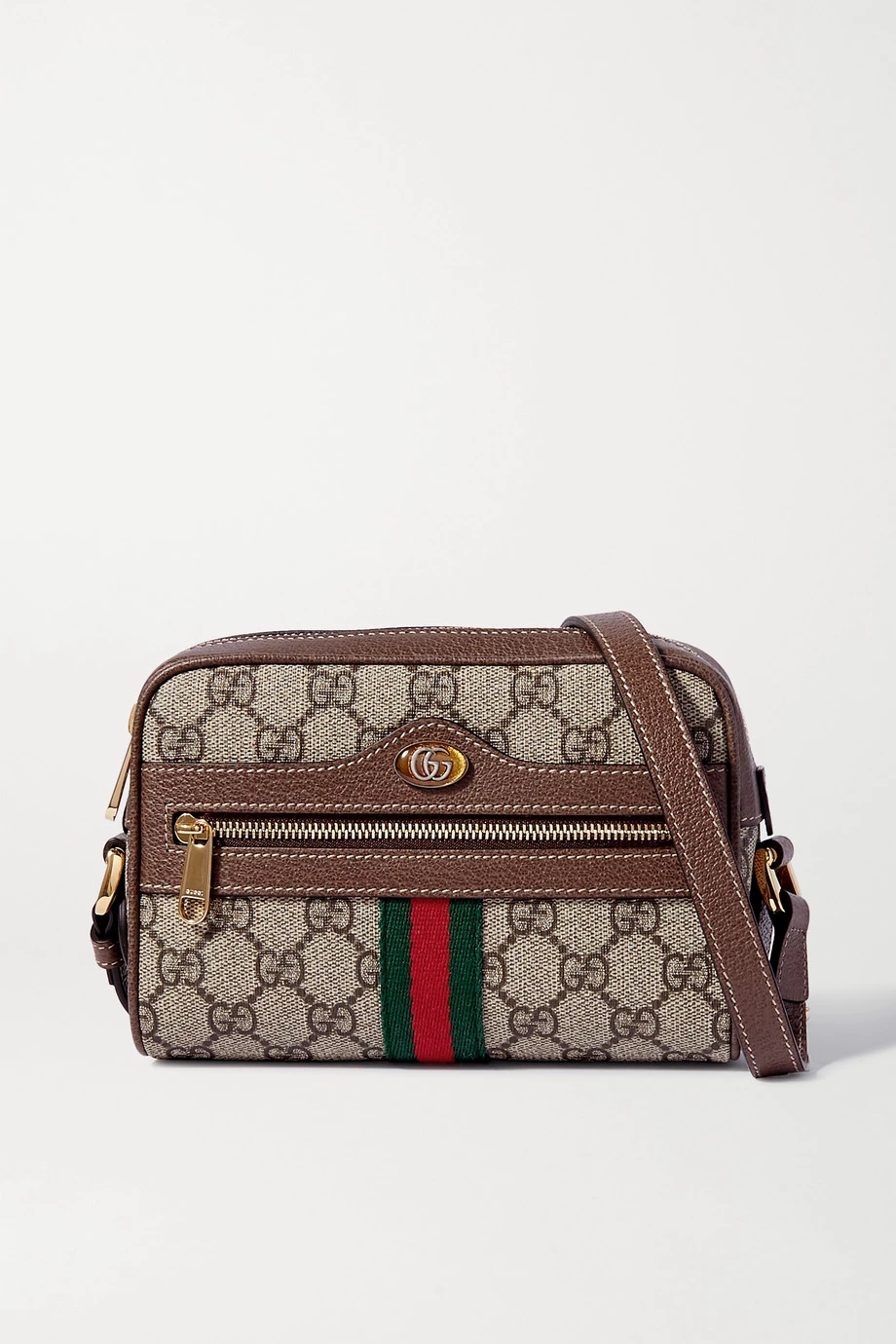GUCCI Ophidia Kleine Kameratasche Aus Beschichtetem Canvas Mit Print Und Lederbesätzen ,Beige 1 GUCCI Ophidia Kleine Kameratasche Aus Beschichtetem Canvas Mit Print Und Lederbesätzen ,Beige