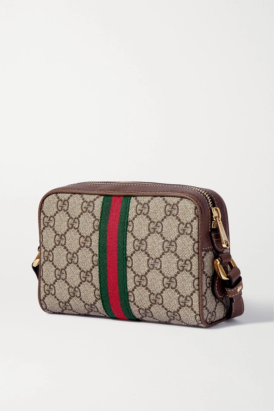 GUCCI Ophidia Kleine Kameratasche Aus Beschichtetem Canvas Mit Print Und Lederbesätzen ,Beige 3 GUCCI Ophidia Kleine Kameratasche Aus Beschichtetem Canvas Mit Print Und Lederbesätzen ,Beige – Bild 3