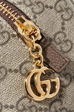 GUCCI Ophidia Mittelgroße Kosmetiktasche Aus Beschichtetem Canvas Mit Print Und Details Aus Strukturiertem Leder ,Beige -Offizielle GUCCI Website w920 q60 3239