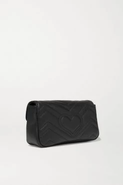 GUCCI GG Marmont Super Mini Schultertasche Aus Gestepptem Leder ,Schwarz -Offizielle GUCCI Website w920 q60 3271