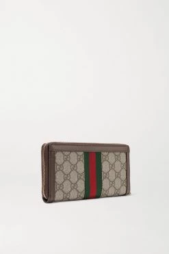 GUCCI Ophidia Bedrucktes Portemonnaie Aus Beschichtetem Canvas Mit Besatz Aus Strukturiertem Leder ,Beige -Offizielle GUCCI Website w920 q60 3286
