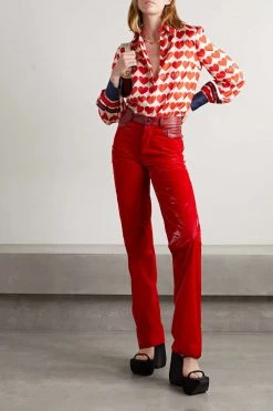 GUCCI Love Parade Hemd Aus Seiden-Twill Mit Print Und Schluppe ,Rot 11 GUCCI Love Parade Hemd Aus Seiden-Twill Mit Print Und Schluppe ,Rot -Offizielle GUCCI Website w920 q60 332