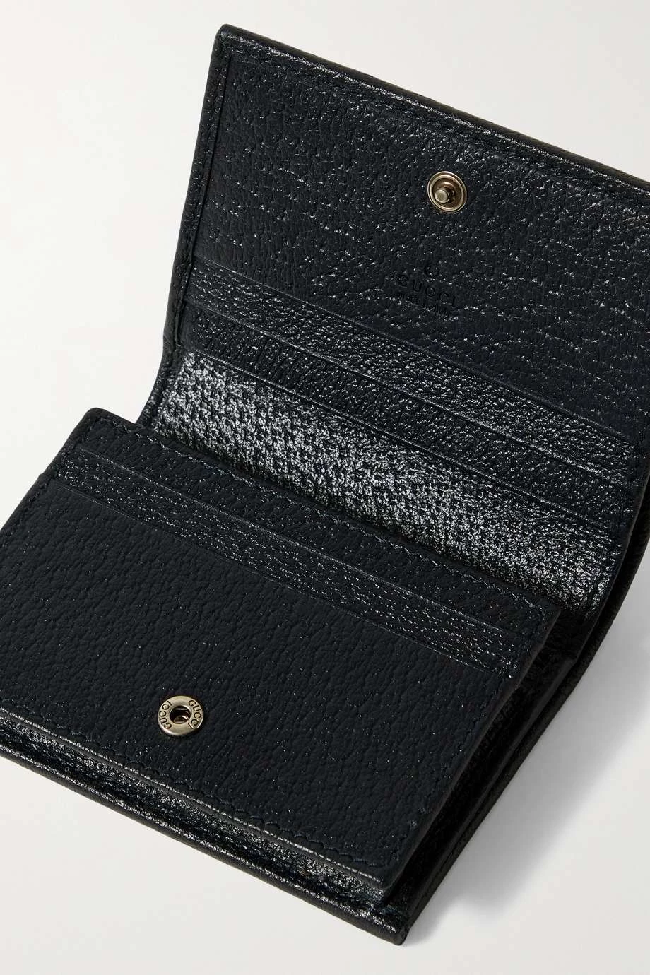 GUCCI Horsebit 1955 Portemonnaie Aus Beschichtetem Canvas Mit Print Und Lederbesätzen ,Navy 5 GUCCI Horsebit 1955 Portemonnaie Aus Beschichtetem Canvas Mit Print Und Lederbesätzen ,Navy – Bild 5